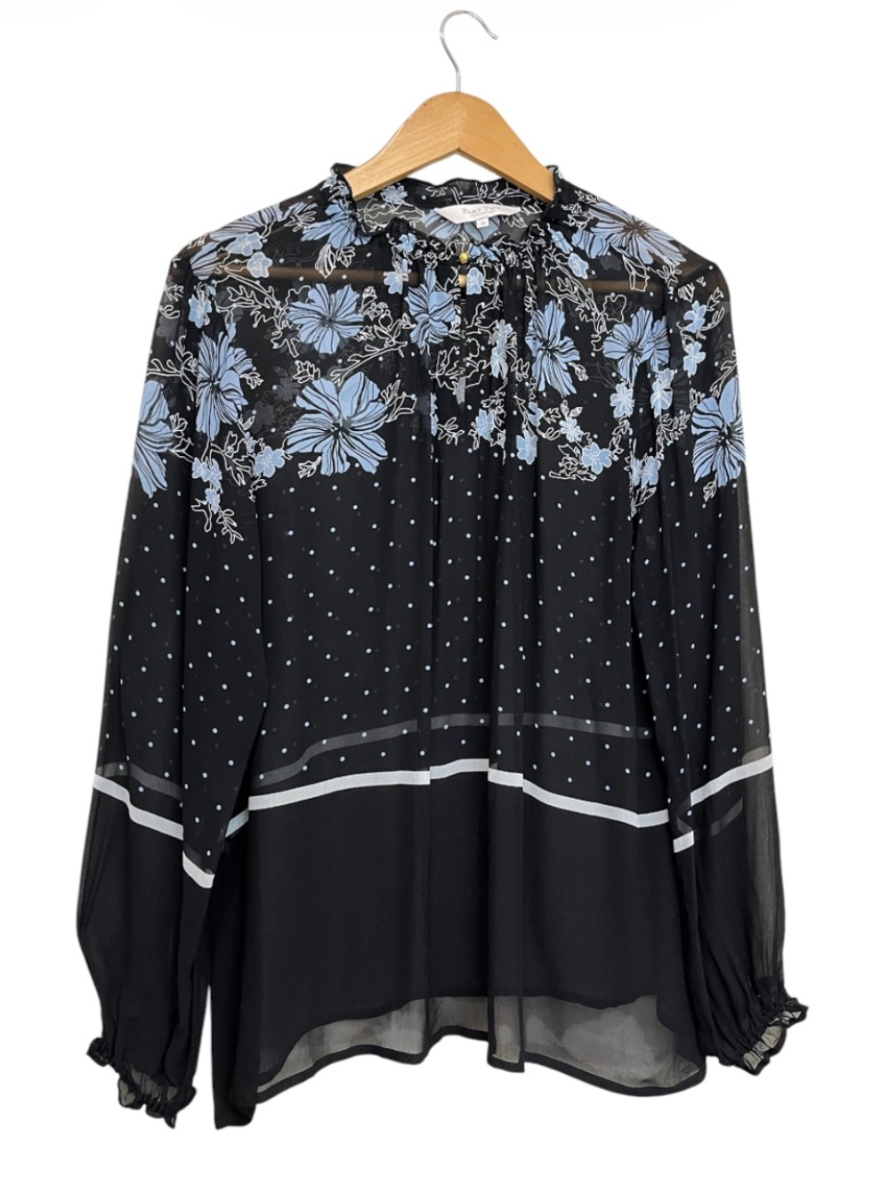Part Two Copenhagen Floral Polka Dot Blouse